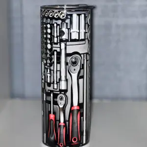Tools, toolbox sublimated tumbler 20oz and 30oz custom cup