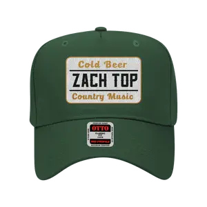 Cold Beer & Country Music Green Hat