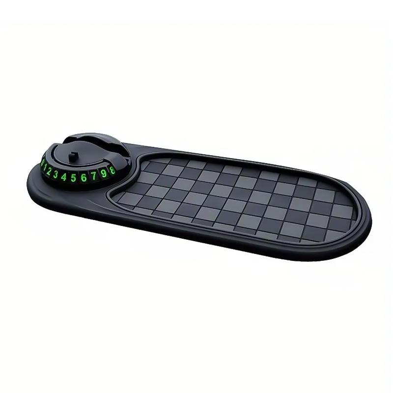 Automotive Anti-slip Pad Car Mobile Phone Stand Dashboard Decorative Pad Mobile Phone Rotary Stand High Temperature Durable High End Square Creative Interior Accessories Car Storage Pad