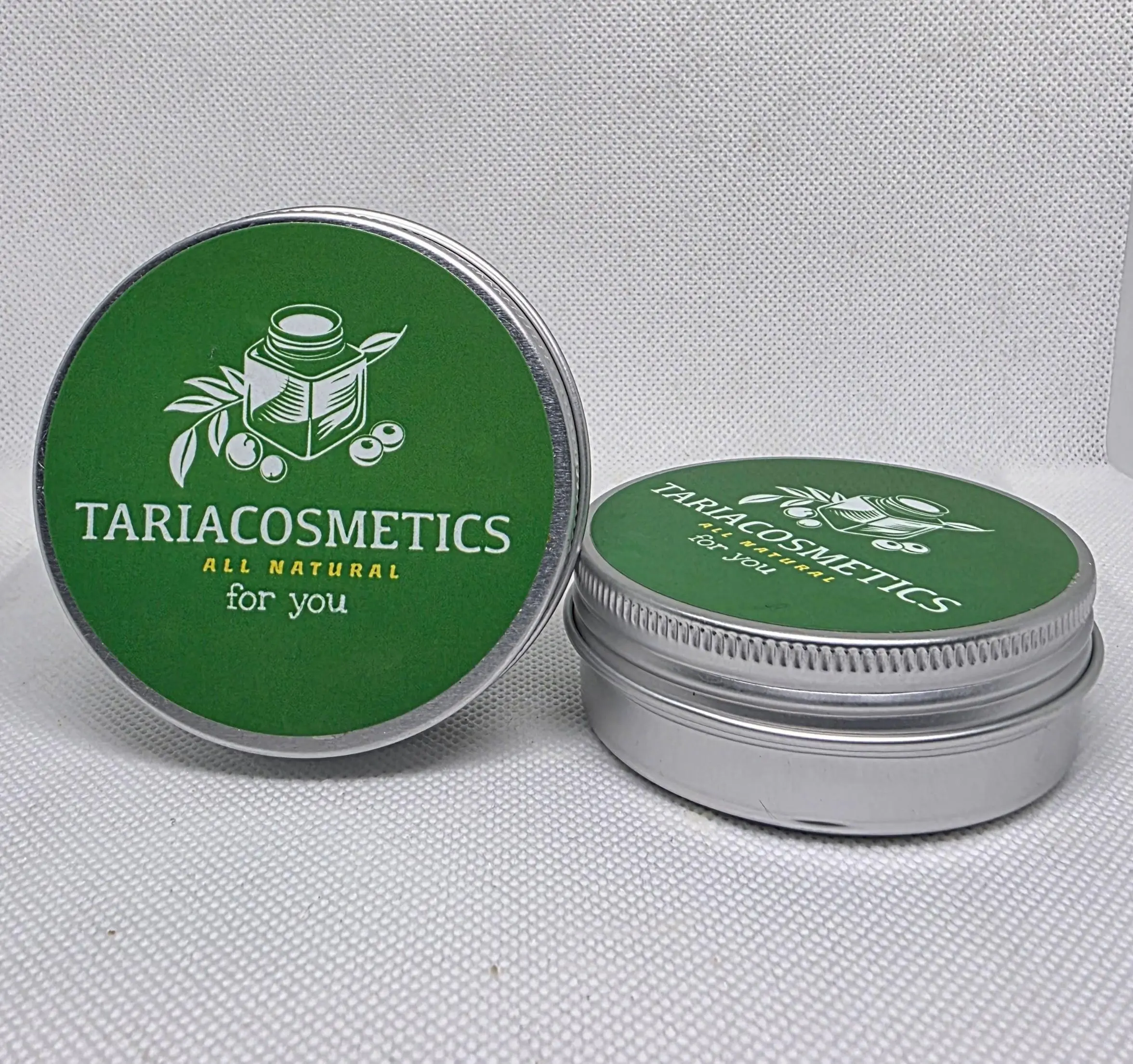 Tariacosmetics Shea/Jojoba Lotion Bar Body Care with Shea Butter Jojoba Oil Beeswax & Vitamin E 2 oz Round Can for Natural Scent and Skin Nourishment