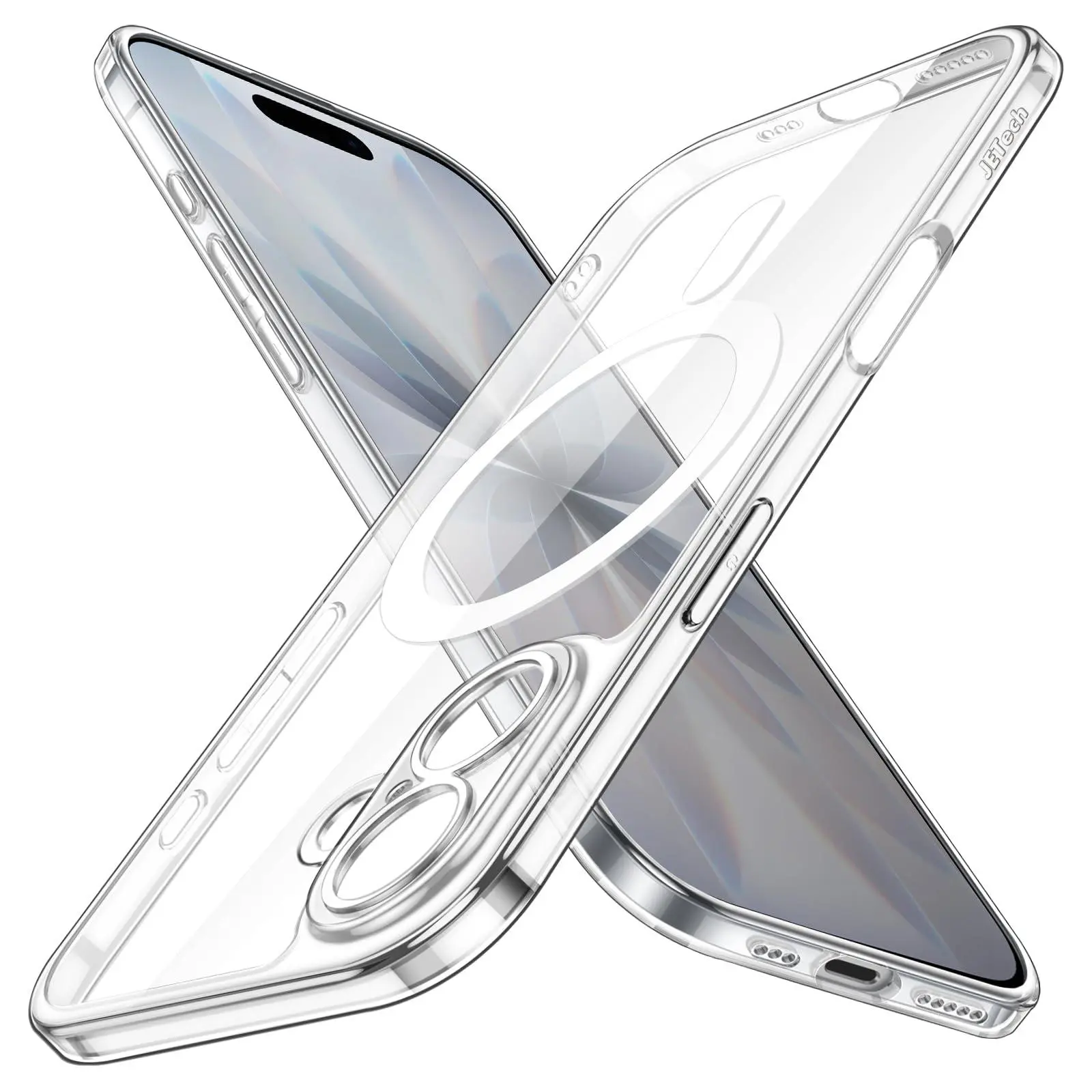JETech Magnetic Slim Case for iPhone 17 Series Compatible with MagSafe, Camera Lens Full Protection, Ultra-Thin Lightweight Clear Minimalist Protective Phone Cover
