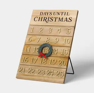 Wooden Christmas Countdown Calendar