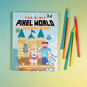 The 8-Bit Pixel World Coloring Book by Andrews McMeel Publishing