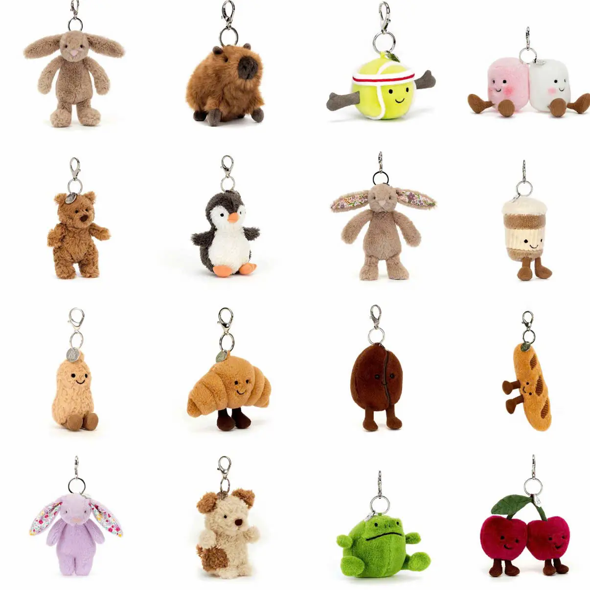 Jellycat Mini Plush Keychain – Cute Soft Toy Charm for Bags, Keys & Daily Essentials
