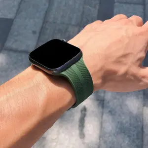 Silicone Watch Band (Band Only), 1 Count Replacement Watch Band for Apple Watch Ultra 9 8 7 6 5 4 3 2 1 SE Ultra, Smart Watch Accessories