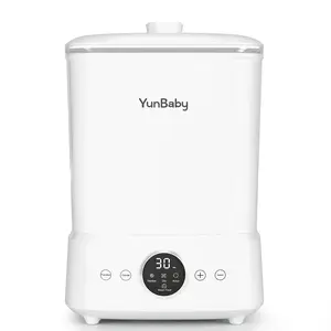 Baby Bottle Steamer and Dryer, 5-in-1 Electric Steam Cleaner with 2-Layer Large Capacity, Universal for All Baby Items, Bottles/Accessories, One-Touch Control & Auto Shut Off, Baby Essentials