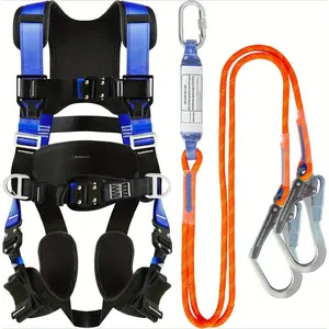 ANSI Safety Harness Fall Protection Harness for Construction and Roofing with Lanyard
