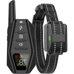 Dog Training Collar with 3300 FT Remote - Rechargeable, Waterproof LCD Pet Trainer for Outdoor Use and Behavior Control