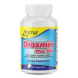 Arymar  Diosmin Plus 500 mg + 200 mg Hesperidin + B‑Complex – Circulatory Support Supplement for Healthy Veins & Blood Flow, 60 Capsules