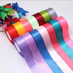4 Inch Colorful Rose Ribbon Set, Multicolor Satin Ribbons for Wedding Packaging Gift Box Decoration, DIY Handmade Silk Ribbons, Gift Wrapping Supplies