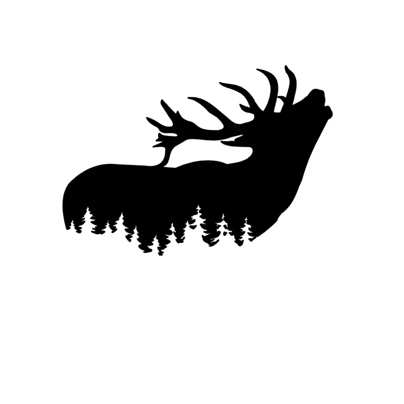 Elk Decal - Perfect for Jeep Car and Truck Vinyl Sticker Decoration