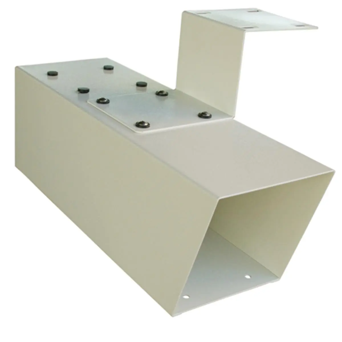 Mail Boss 7113 Galvanized Steel Newspaper Holder, Powder Coated White Welded Steel, 8 lbs Stylish Addition, Office Desk Organizer Accessory for Stationery Storage, Mailbox Mounts, 17.5d x 6w x 6h in, Holder File Racks, 17.5 D X 6 W X 6 H In