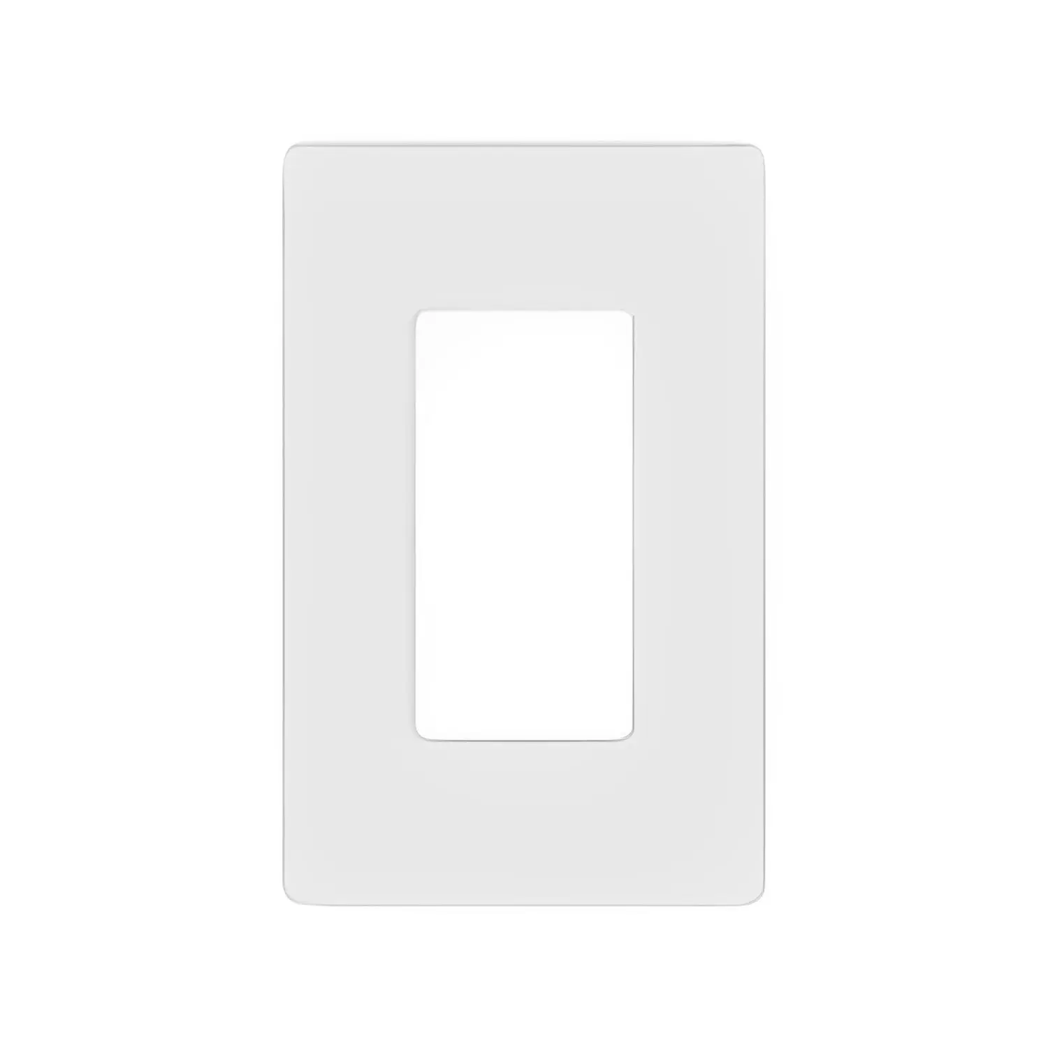 Lutron Claro Screwless Designer Wallplate - Gloss Finish, Diva/Maestro Compatible, 1-Gang/2-Gang/3-Gang, Modern, Mounts Flush, Compatible with All Decorator Devices, Ideal for Home Electrical Improvements, Brightens Up Spaces