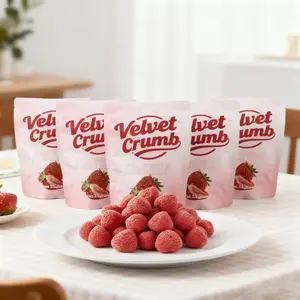 Natural Freeze Dried Strawberries 6-Pack, No Added Sugar, Non-GMO, Gluten-Free, On-the-Go Healthy Fruit Snacks