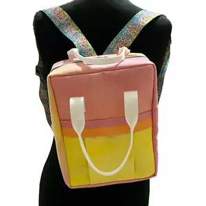 Pastel Denim Mini Backpack