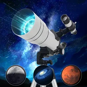 70mm aperture 300mm telescope, suitable for children and beginners, portable travel telescope, comes with a smartphone mount, ideal for astronomy enthusiasts for stargazing