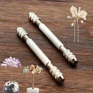 2pcs Twisted Copper Wire Mini Needle Vise - DIY Jewelry Making Tool - Hand Antique Jewelry Accessories