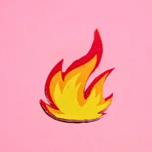 Camp Fire -KickStix 1ct Vegan Leather Sticker