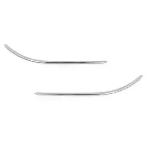 Front Bumper Trim Molding Left+Right Fit For 2012-2015 Benz C250 C300 C350