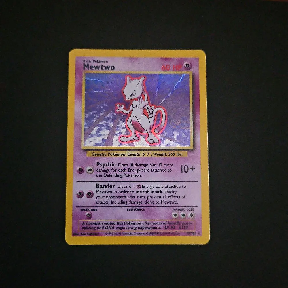 Mewtwo - 10 - Holofoil [Base Set] (LP)