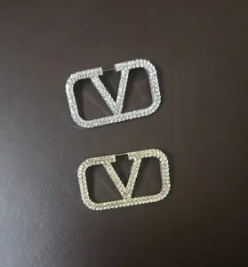 V Brooch