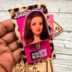 Disgusted Glitter Badge Reel: Funny Nurse ID Holder