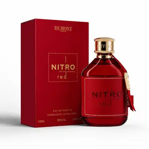 Clear Glass Aromatherapy Diffuser, Red Eau De Parfum for Men 3.4Oz | Long-Lasting Bold Woody Spicy Cologne