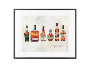 Abstracted Bourbon Collage Print