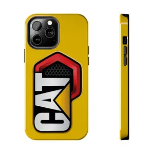 CATerpillar Phone Case - Heavy Machinery Diesel Power Case - Industrial Construction Aesthetic Tough Cover - Phone Cover for iPhone 7-17 Pro Max / for Samsung S21-S25 Ultra