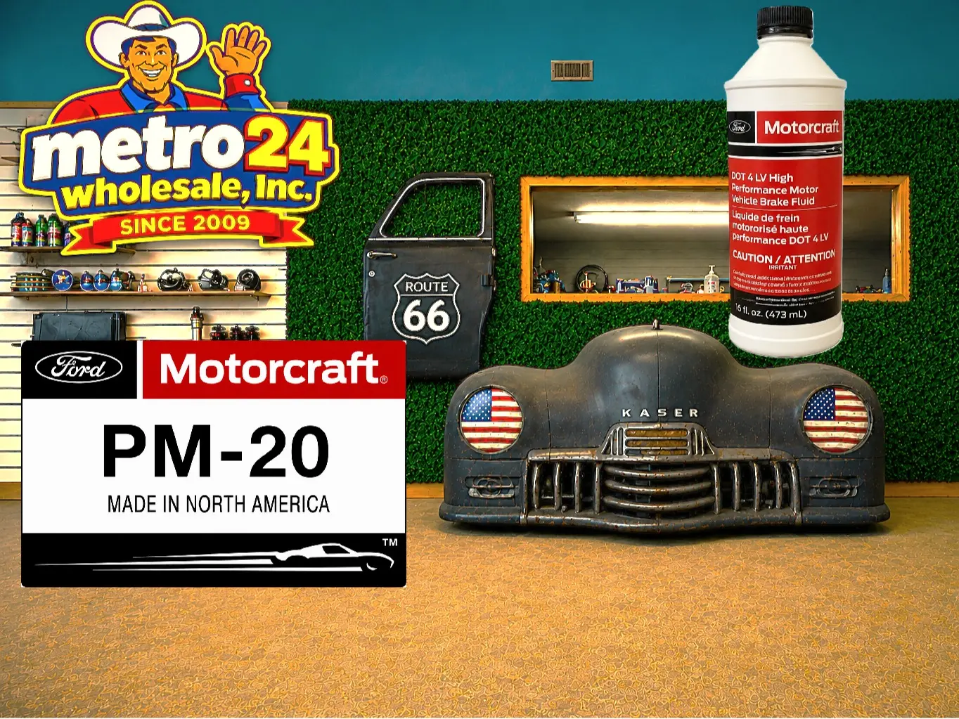 (1) Genuine Motorcraft DOT 4LV High Performance Brake Fl (16oz) PM-20 same as dealer