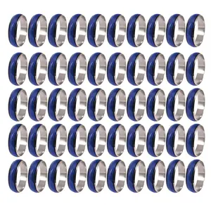 50pcs 6mm Width Mood Ring Emotion Feeling Color Change Ring