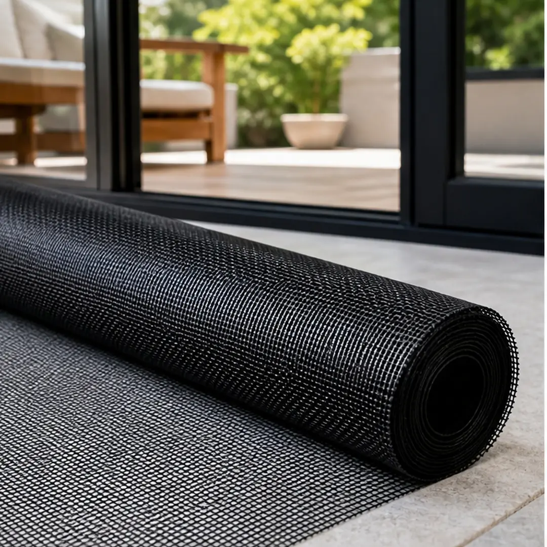 304 Stainless Steel Window Screen Roll - 36 in w x 48 ft l Black High Transparency Cuttable Mesh, 22.90 lb Modern DIY Cut-to-Size, Easy Install, Durable Insect Security Replacement for Home Patios, No Extra Tools Needed