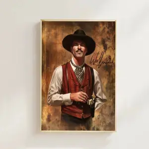 Vintage Tombstone Movie Wall Poster (No Frame), “Say When” Quote Doc Holliday Wall Art, Classic Western Art, Made In USA