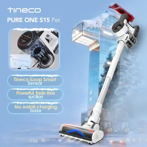 Tineco PURE ONE S15 Pet Smart Cordless Vacuum Cleaner with LED Headlights, Anti-Tangle Brush, and Wi-Fi Connection for Multi-Surface Cleaning