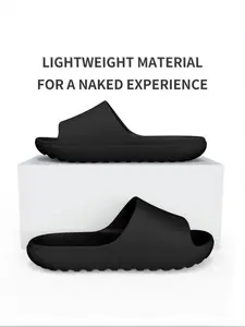 Trendy Fashion Sandals for Men and Women, Quick-Dry Lightweight Beach Shoes for Home & Outdoor, Solid Eva Casual Footwear, Beach Slippers