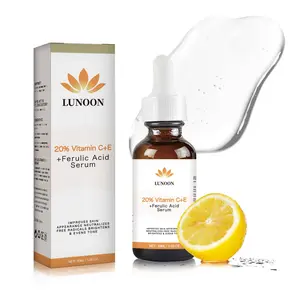 Vitamin C & E Ferulic Acid Serum, Brighten Skin Tone, Brightening Solution, Moisturizing Facial Serum, Hydrating Facial Essence, Face Lotion for Women & Men