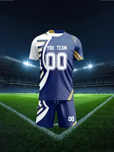 Sports Ball Jersey for Team Training, Graphic Tee Short Sleeve Fitted Casual Wear, All Seasons Regular Length Track Shorts