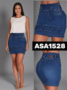 ASA1528 ASA Moda Buttlifting Colombian Skirt Classic Style Comfortable Fit Natural Look