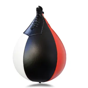 Boxing Speed Ball Hanging Pear-Shaped Reaction Ball Home Fitness Sandbag Gym Drawstring Ball for Training and Workout Boxing Speed Trainer, Boxing Equipment