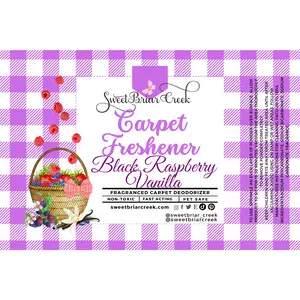 Black Raspberry Vanilla Carpet Freshener Powder Floral Fragrance