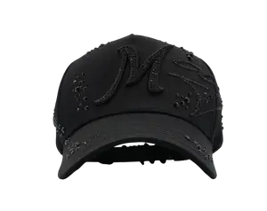 31 HATS LA MAGO TOTAL BLACK SNAPBACK HAT WITH ACCESSORIES 31M BKOUT