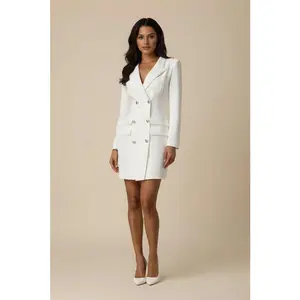 Graceful V‑Neck Woven Dress