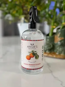 Angie's Special Touch Natural Glass & Mirror Cleaner, 99% Naturally Derived, No Harsh Chemicals, 16 fl oz