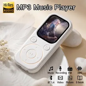 MP3 Bluetooth player Type-C port for fast charging 5.4 Bluetooth version expandable memory card music player FM recording e-book