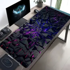 “Viral Pink & Blue Neon Geometric Mouse Pad | 3D Shattered Desk Mat | Oversized Non-Slip Gaming Pad | Futuristic Tech Aesthetic Decor | Smooth Surface for Pro Play | Trendy Bold Vibe Desk Setup 2026 #FYP #GamingRoom #NeonVibes #TechDesk”