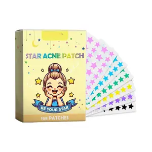 Stars Acne Patch, Reduce Acne Acne Print Clean Face Closed Mouth Acne Portable Cartoon Acne Patch