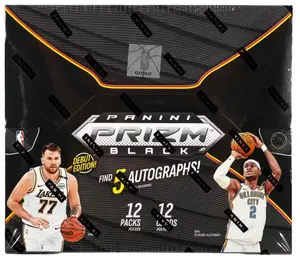 2024/25 Panini Prizm Black Basketball Hobby Box