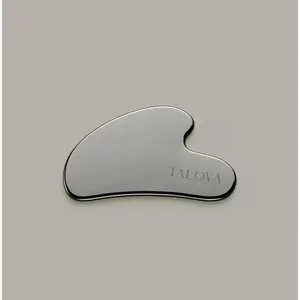 TALOVA LABS Gua Sha Sculpting Tool in 304 Stainless Steel for Facial Tension Relief & Contouring Enhance Your Skincare Ritual Daily Facial