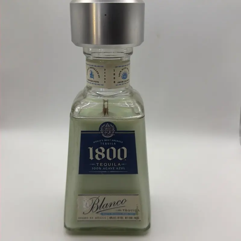 1800 Tequila Blanco 100% Agave Azul Candle 200ml Bottle