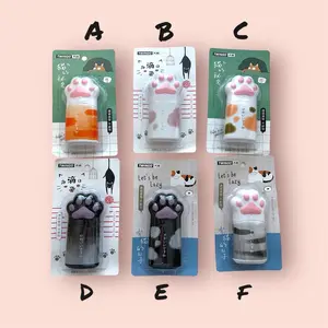 Kawaii Cat’s Paw Correction Tape for Office and School Supplies - 5mm x 12mm stationery addicts